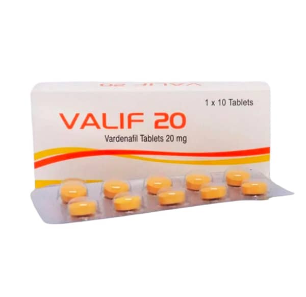 Valif 20 Vardenafil Tablets 20 mg In Dubai