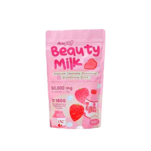 DEAR FACE BEAUTY MILK STRAWBERRY DIETARY SUPPLEMENT IN DUBAI